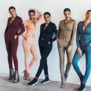 Lovello Elizabeth (Zentai II)  White Zip Up Jumpsuit Size XXS #1414